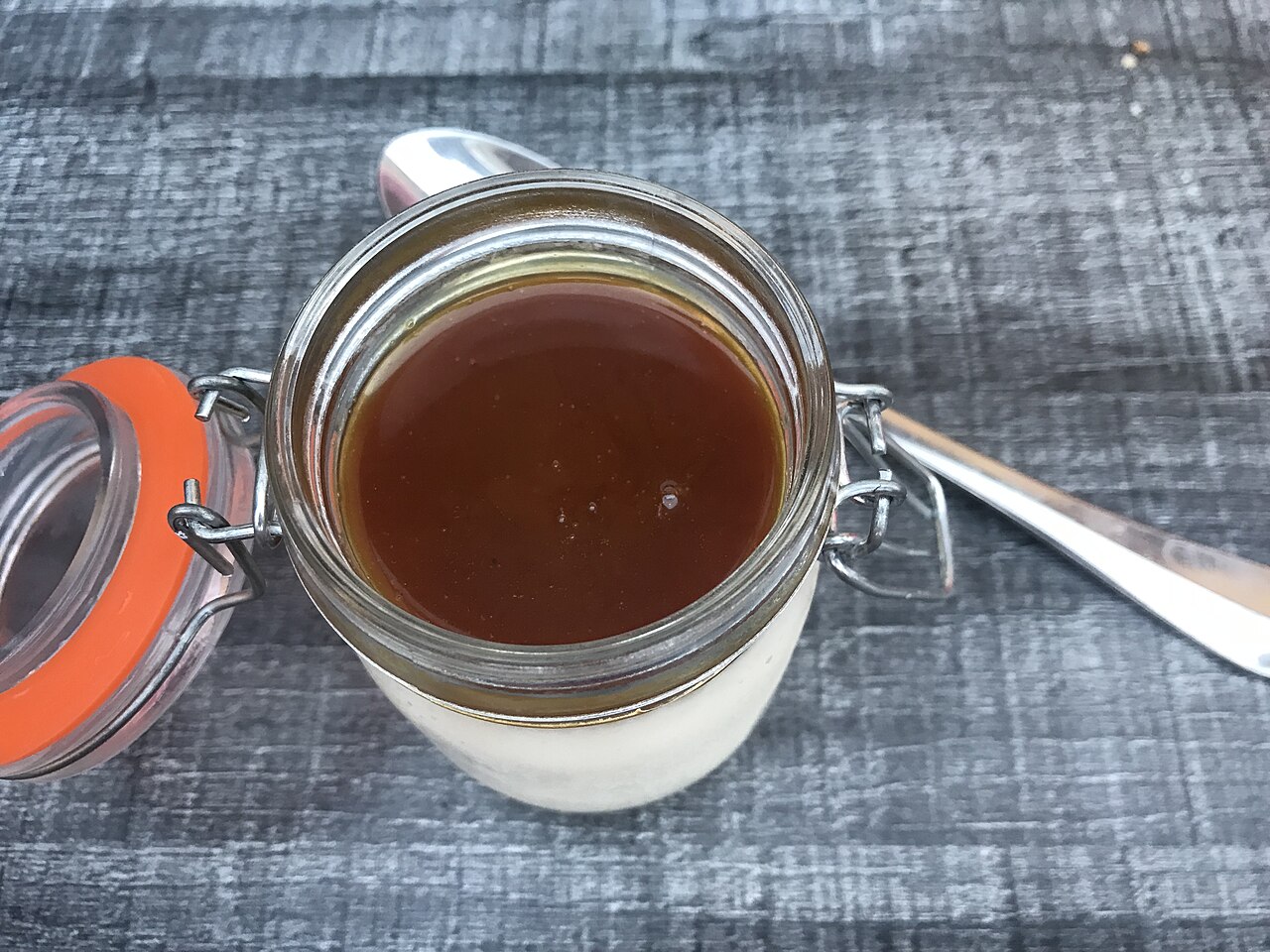 Passion fruit panna cotta
